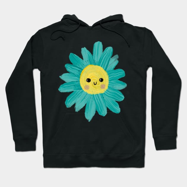 Cute summer flower Hoodie by Doodle Workshop